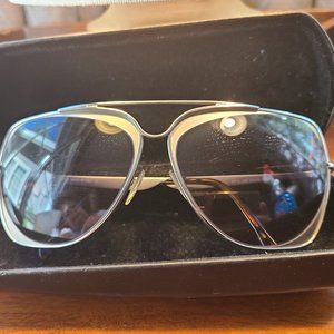 Emilio Pucci silver Sunglasses.